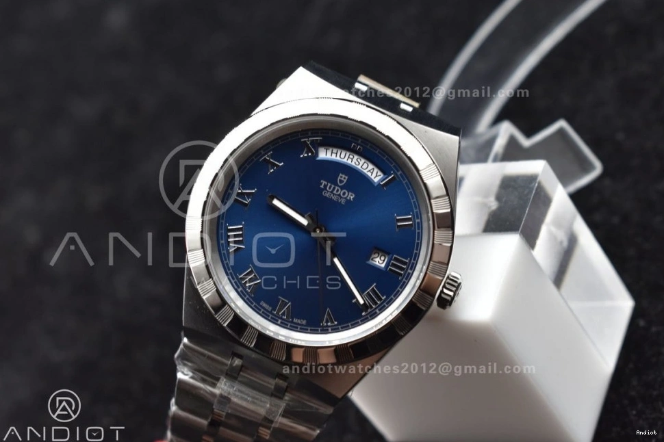 Strap Tudor V7F SS 1:1 Royal Best Edition Dial on Blue A2836 0417